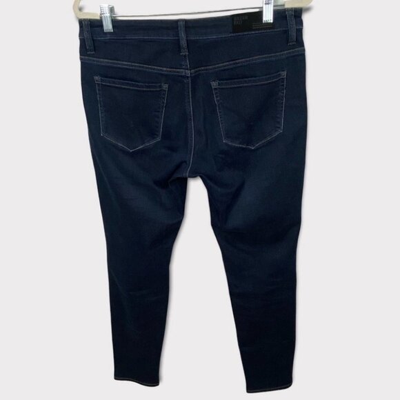 William Rast Justin Timberlake Slim Leg Dark Blue Jeans Size 12 Denim Mid Rise - Picture 4 of 13